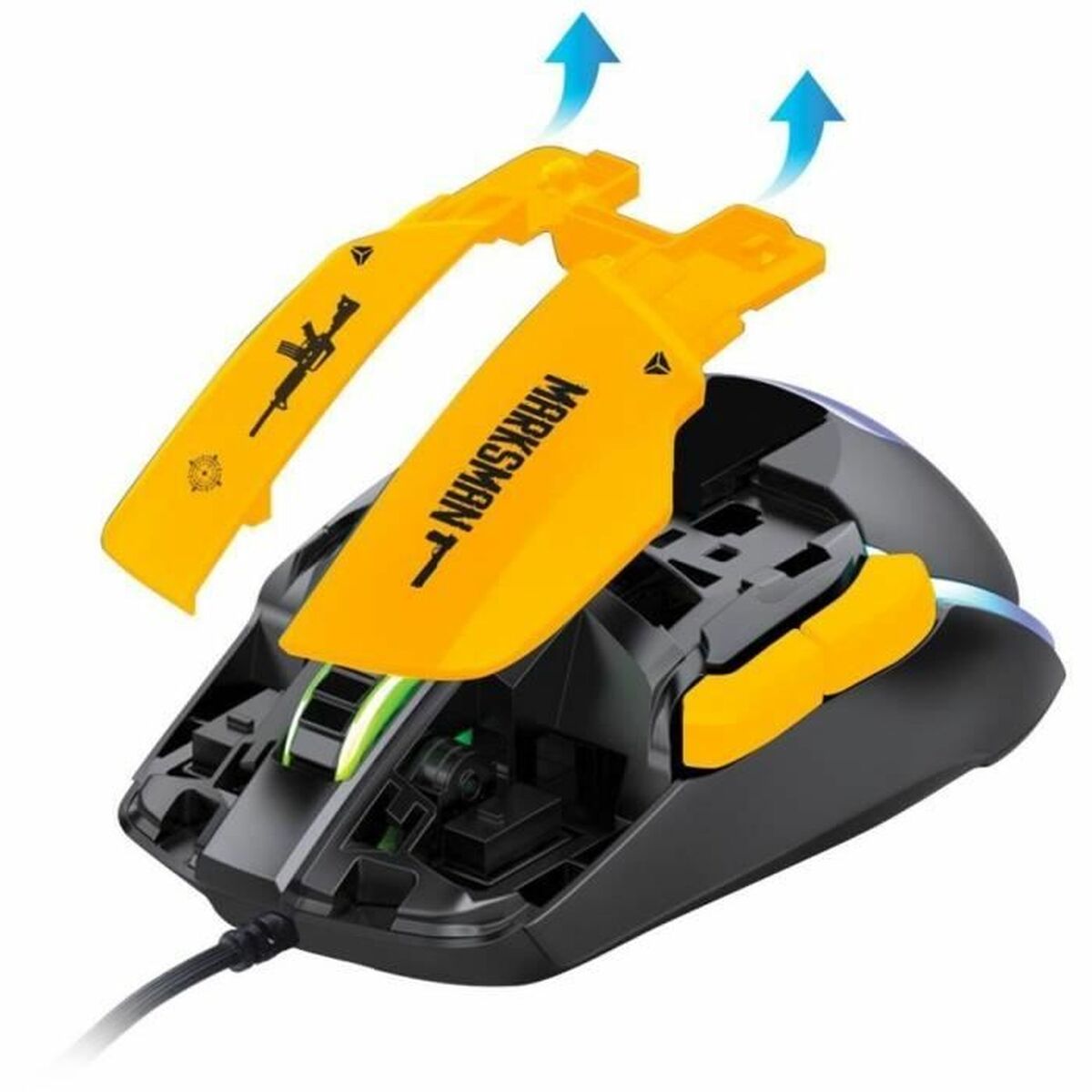 Afbeeldingen van Mouse Yenkee MARKSMAN YMS 3600YW Yellow 3600 DPI