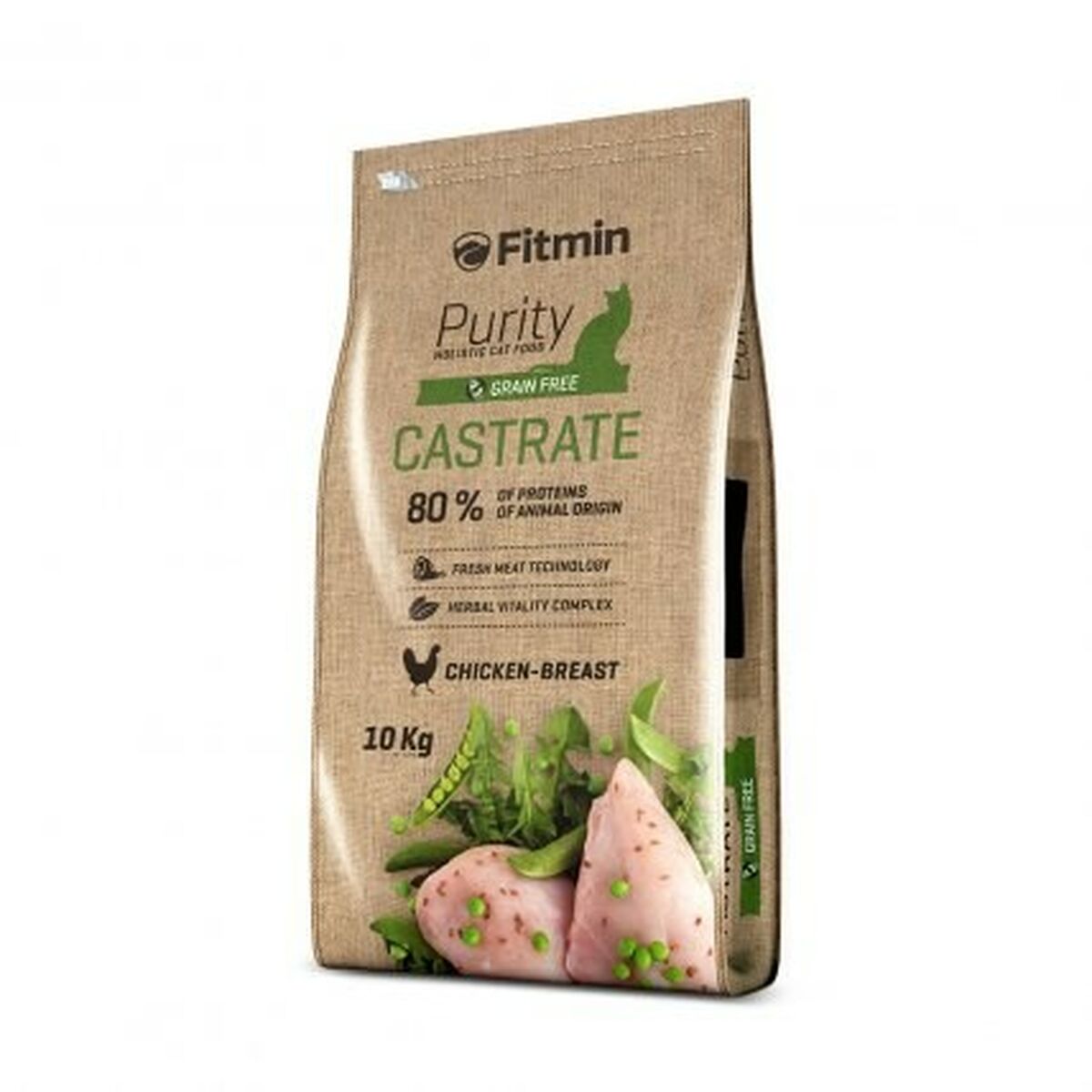 Aliments pour chat Fitmin Purity Castrate Adulte 10 kg