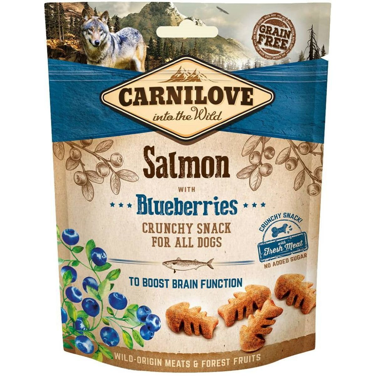 Snack pour chiens Carnilove Fresh Crunchy Saumon 200 g