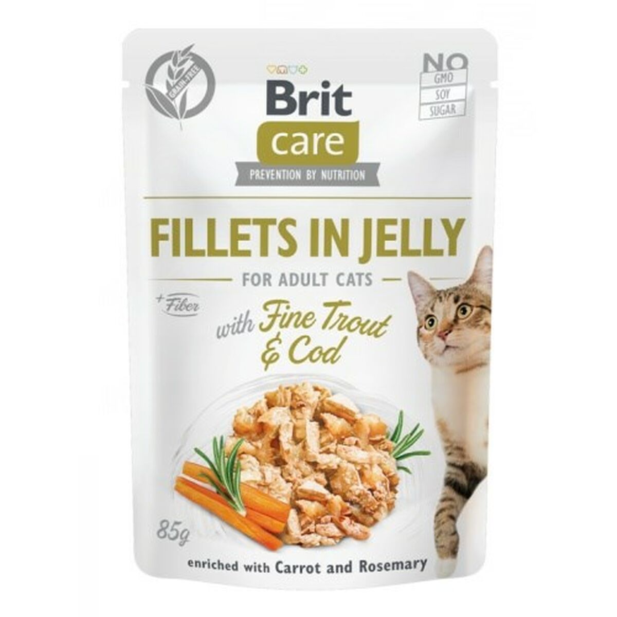 Aliments pour chat Brit Jelly Poulet