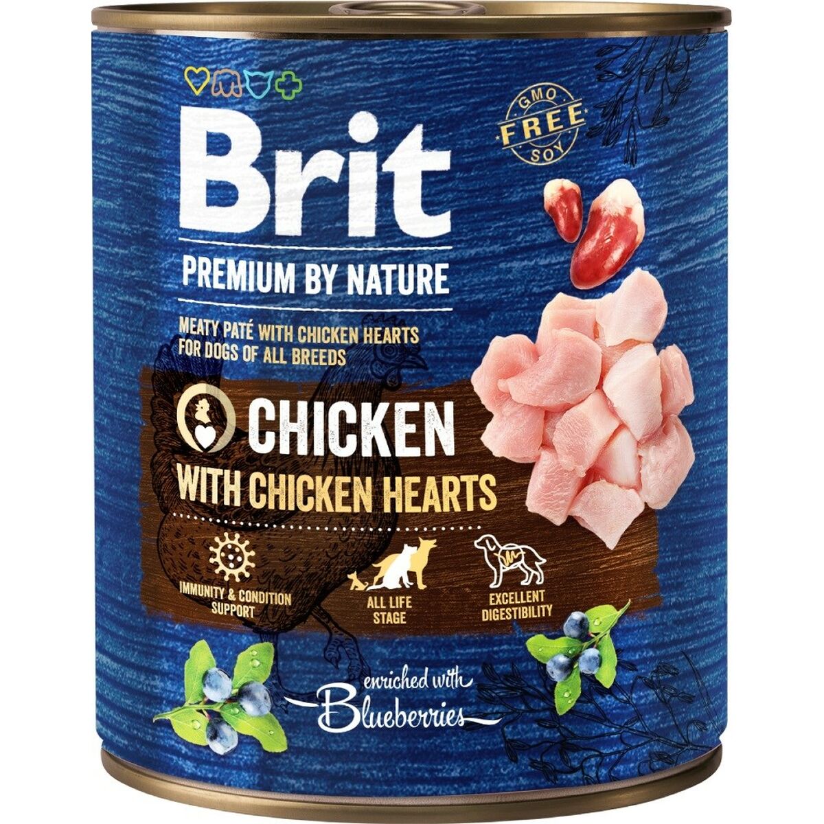 Alimentation humide Brit Premium Poulet 800 g