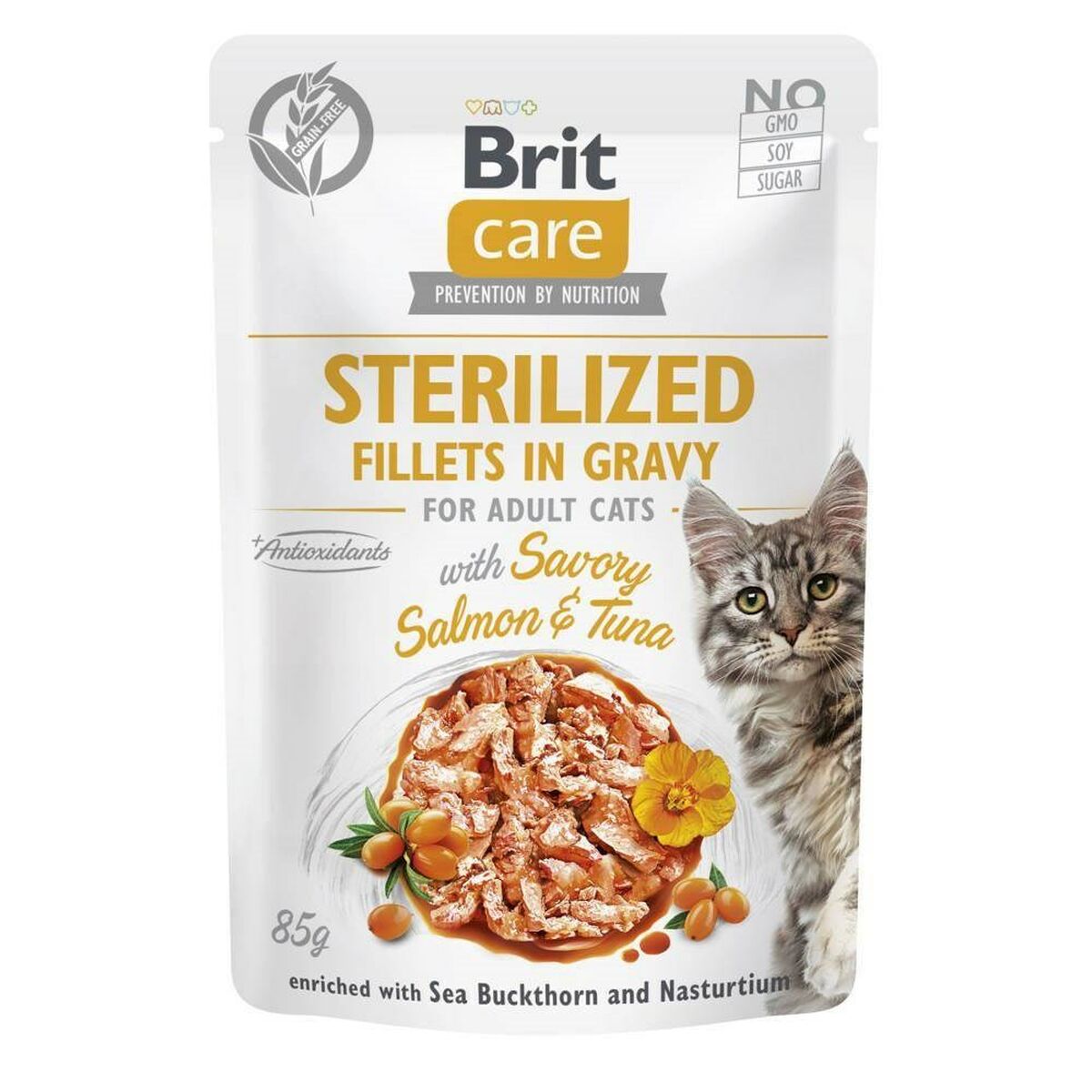Aliments pour chat Brit Sterilized Saumon Thon