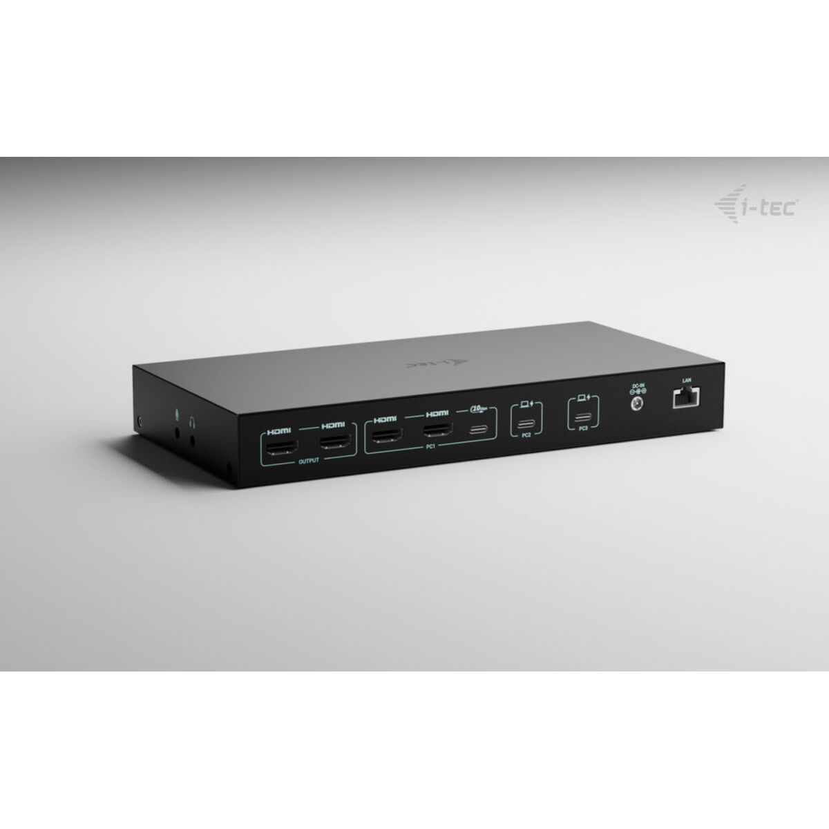 Picture of USB Hub i-Tec C31KVMDOCKPDPRO Black