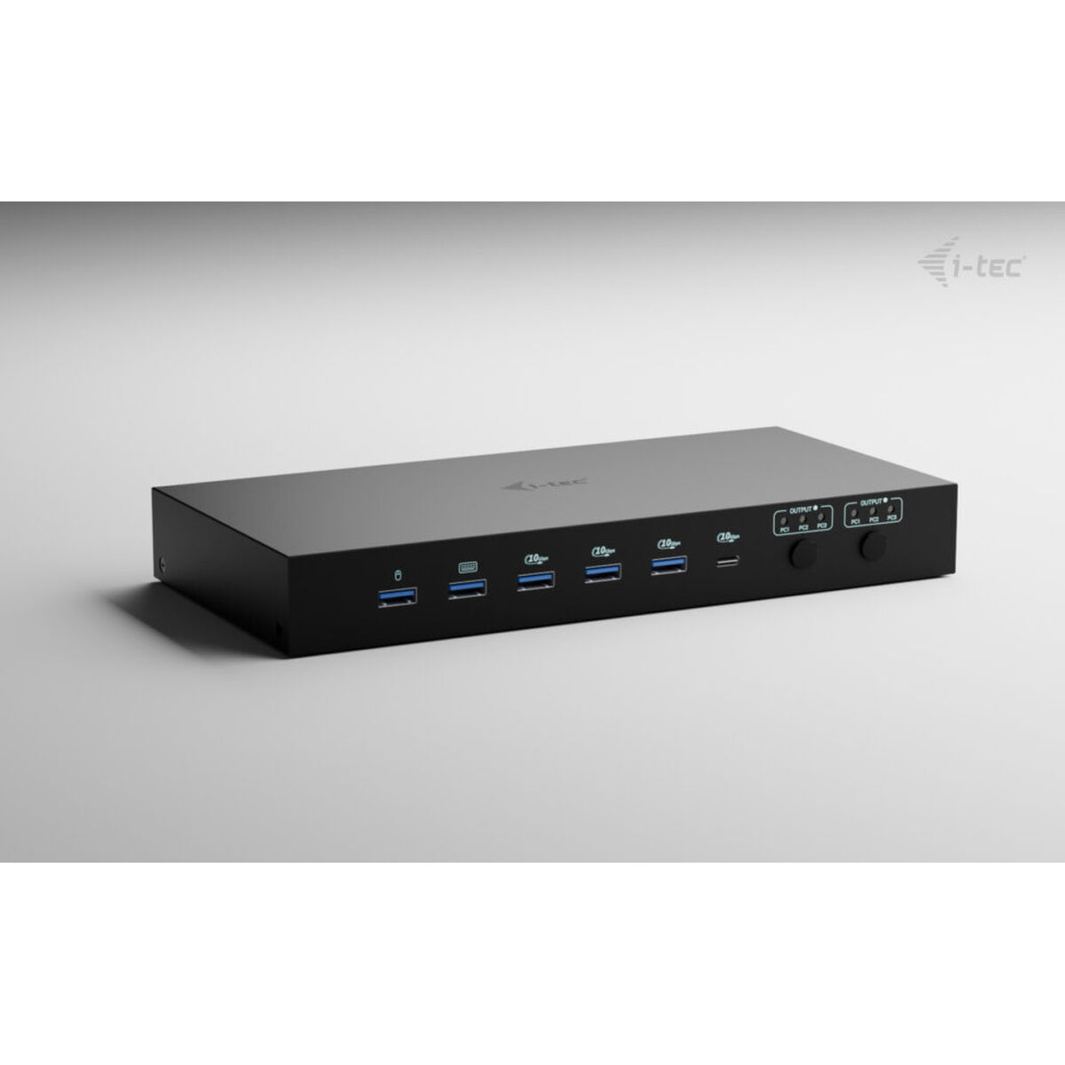 Picture of USB Hub i-Tec C31KVMDOCKPDPRO Black