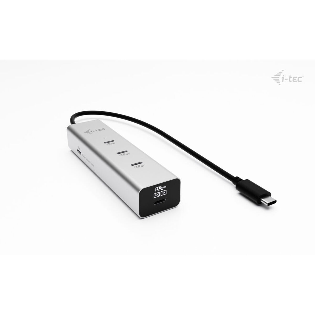 Picture of USB Hub i-Tec C31HUBMETAL8KPDPRO Silver