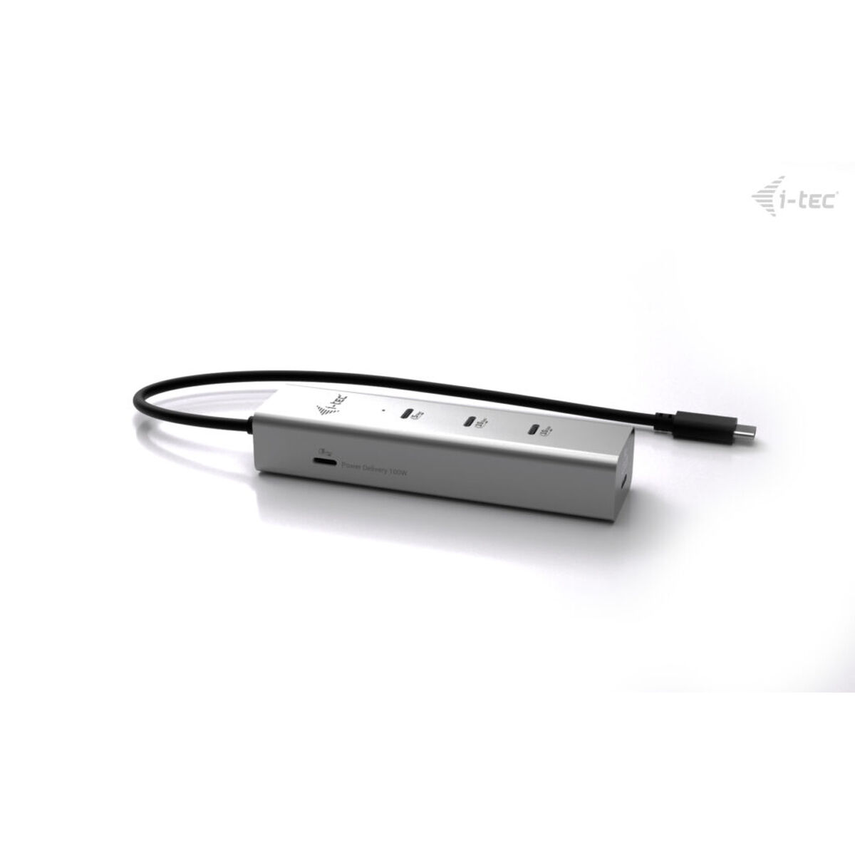 Picture of USB Hub i-Tec C31HUBMETAL8KPDPRO Silver