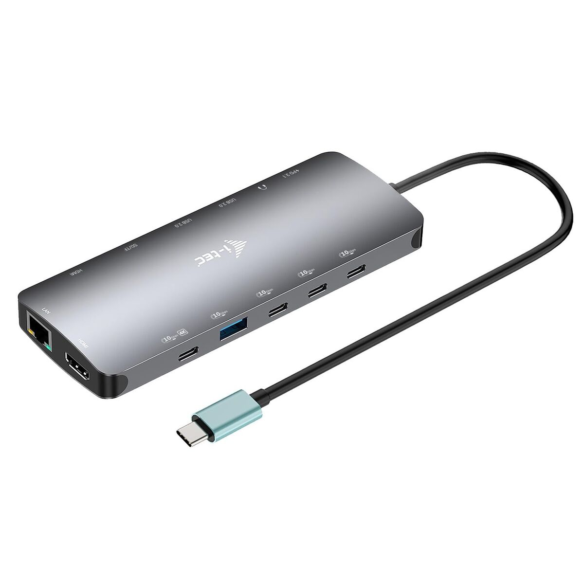 Afbeeldingen van USB Hub i-Tec C31NANOTRIPLED140 Grey