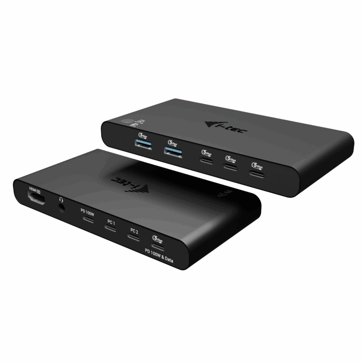 Image de USB Hub i-Tec C31KVMHDMIDOCKPD Black 100 W