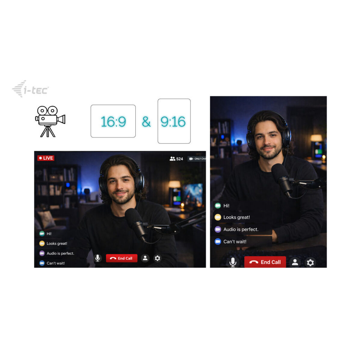 Bild von Webcam i-Tec CAMSOLOMON4K700