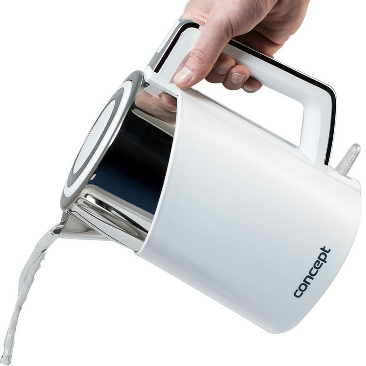 Image secondaire de Bouilloire Concept RK3170 Blanc plástico, acero inoxidable 2200 W 1,7 L