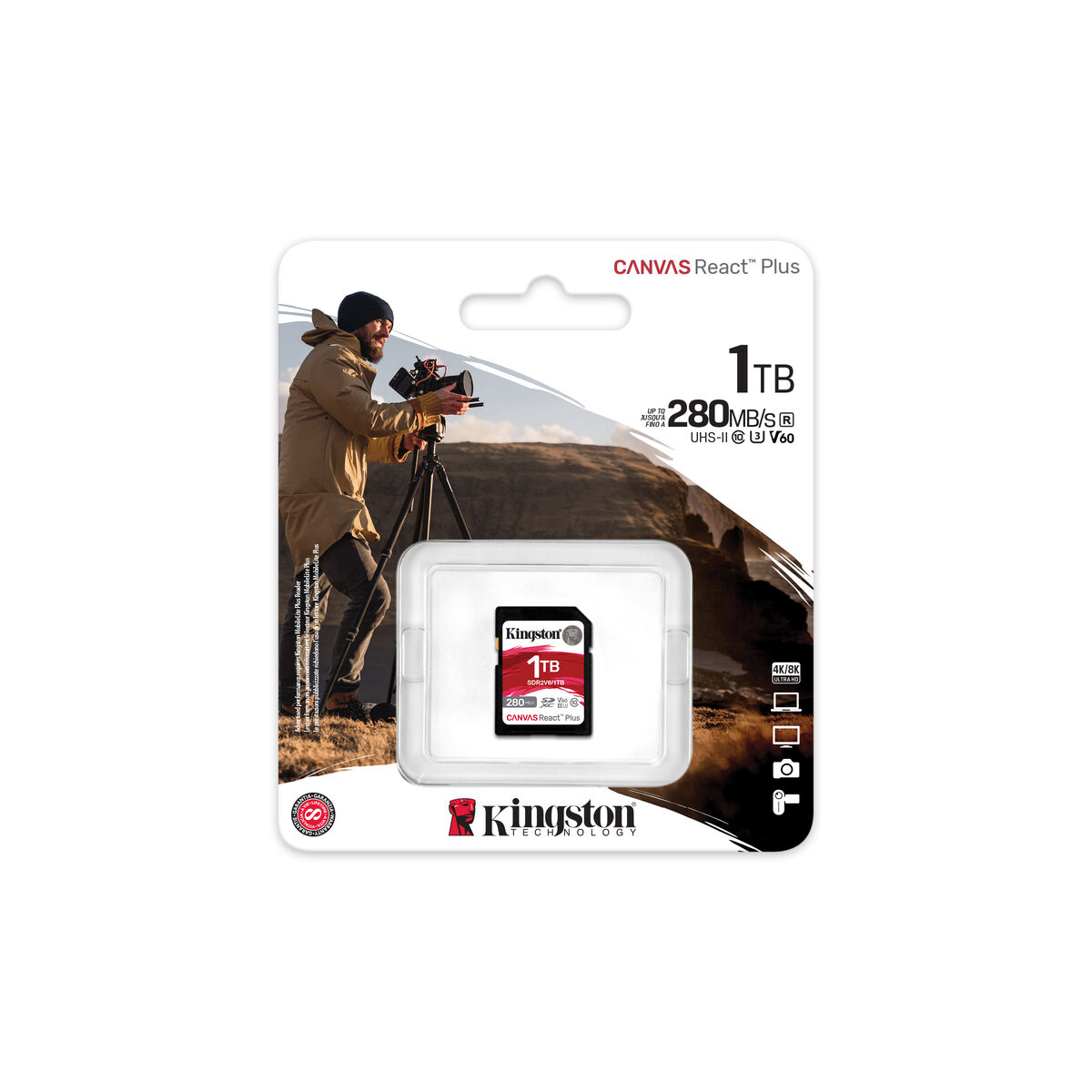 Afbeeldingen van SDXC Memory Card Kingston Technology Canvas React Plus 1 TB