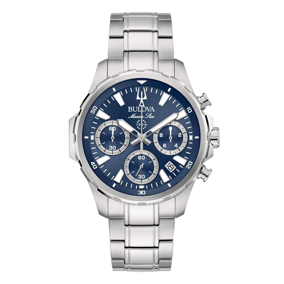 Ανδρικά Ρολόγια Bulova 96B466 Ασημί