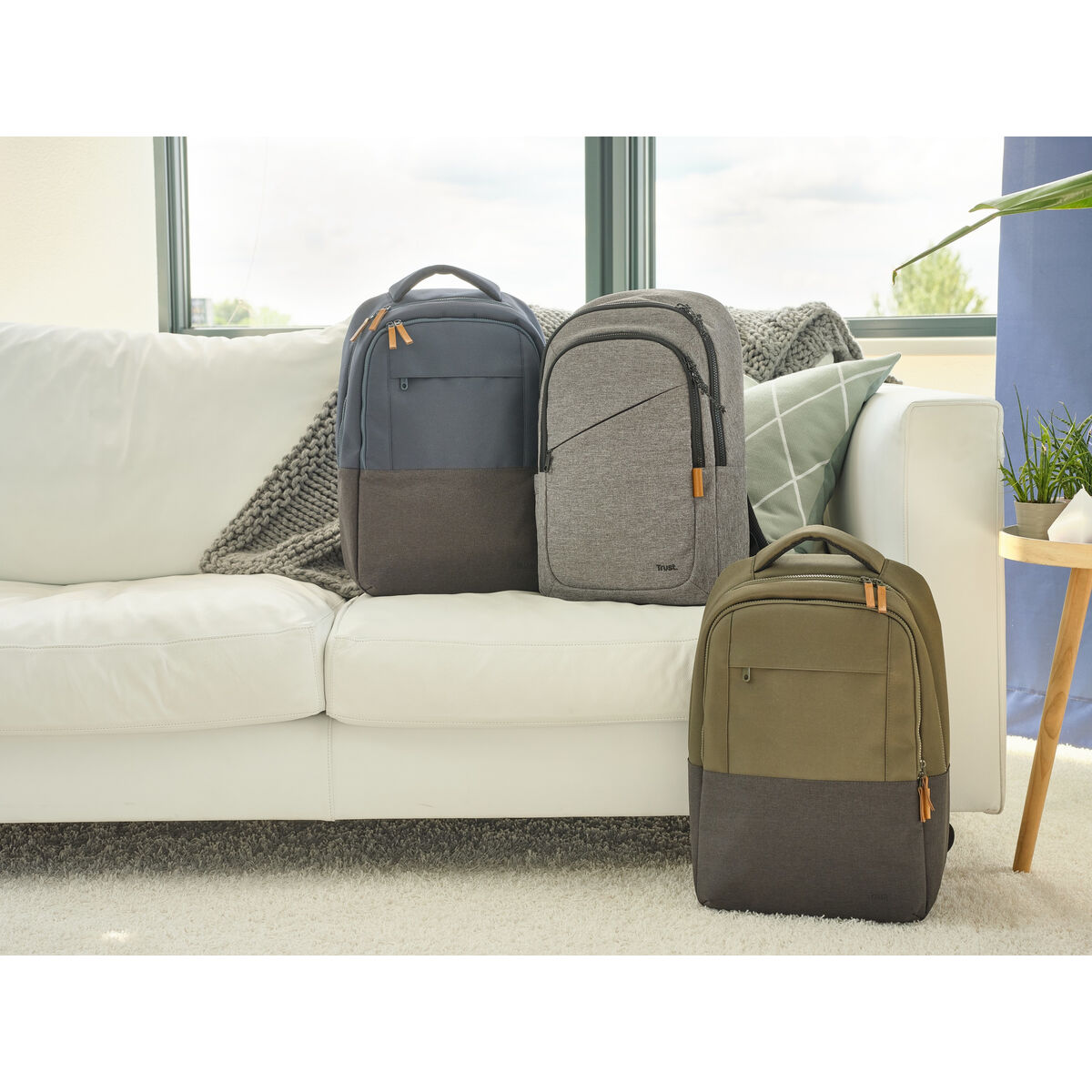 Afbeeldingen van Laptop Backpack Trust 24981 Grey