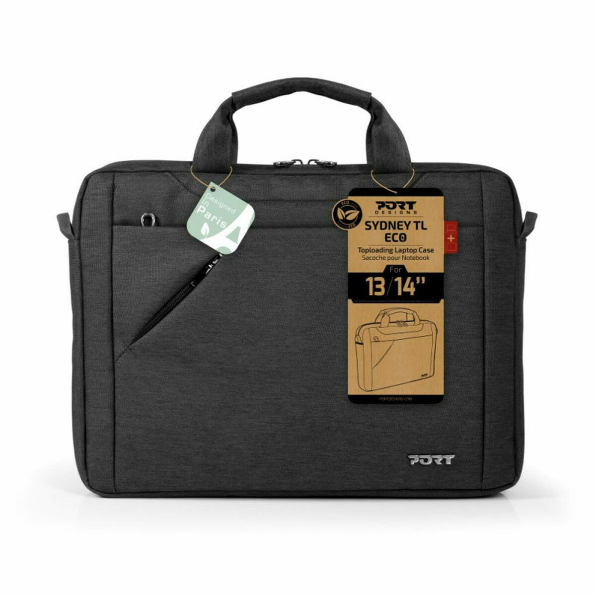 Afbeeldingen van Laptop Case Port Designs Black 14"