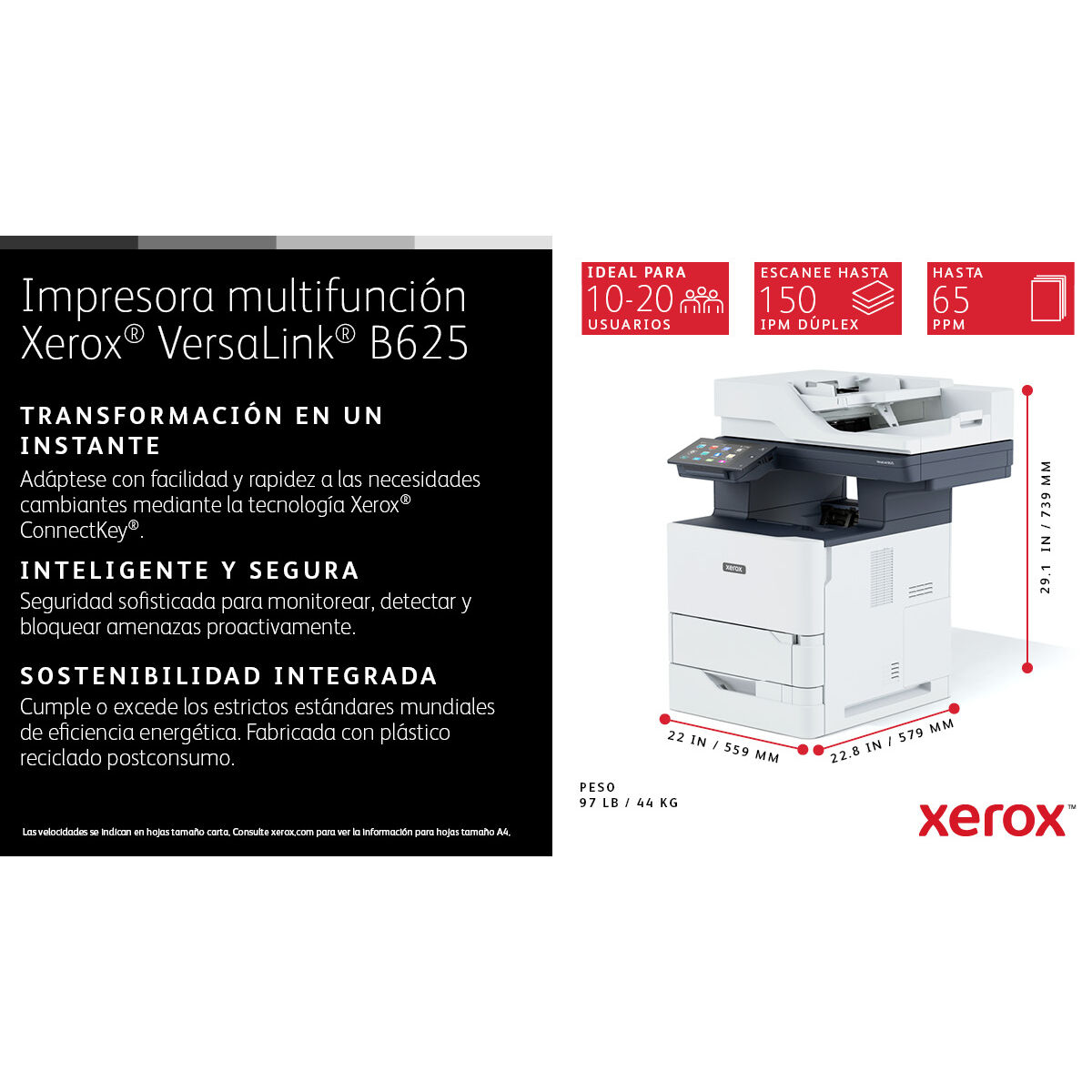 Picture of Multifunction Printer Xerox B625V_DN