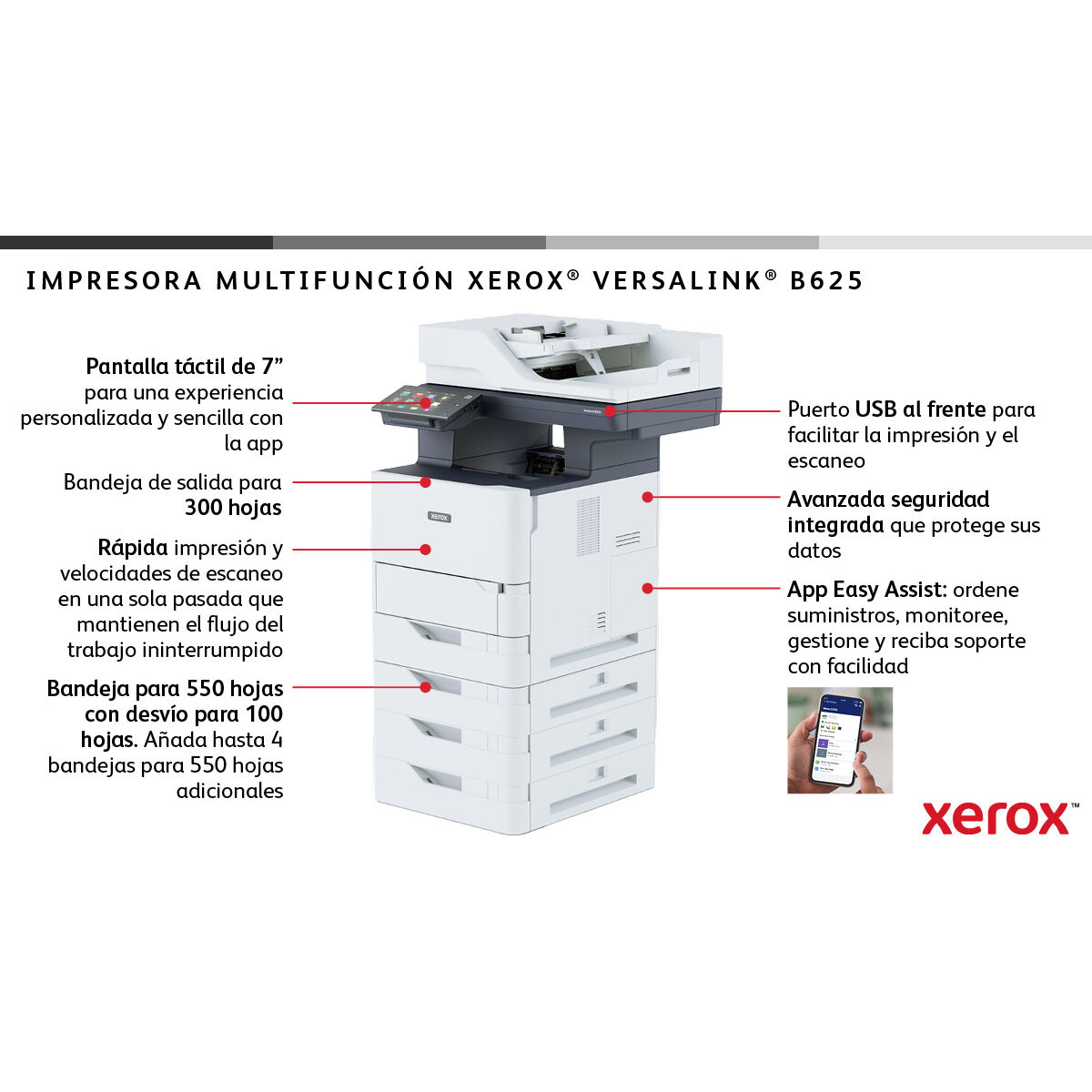 Picture of Multifunction Printer Xerox B625V_DN