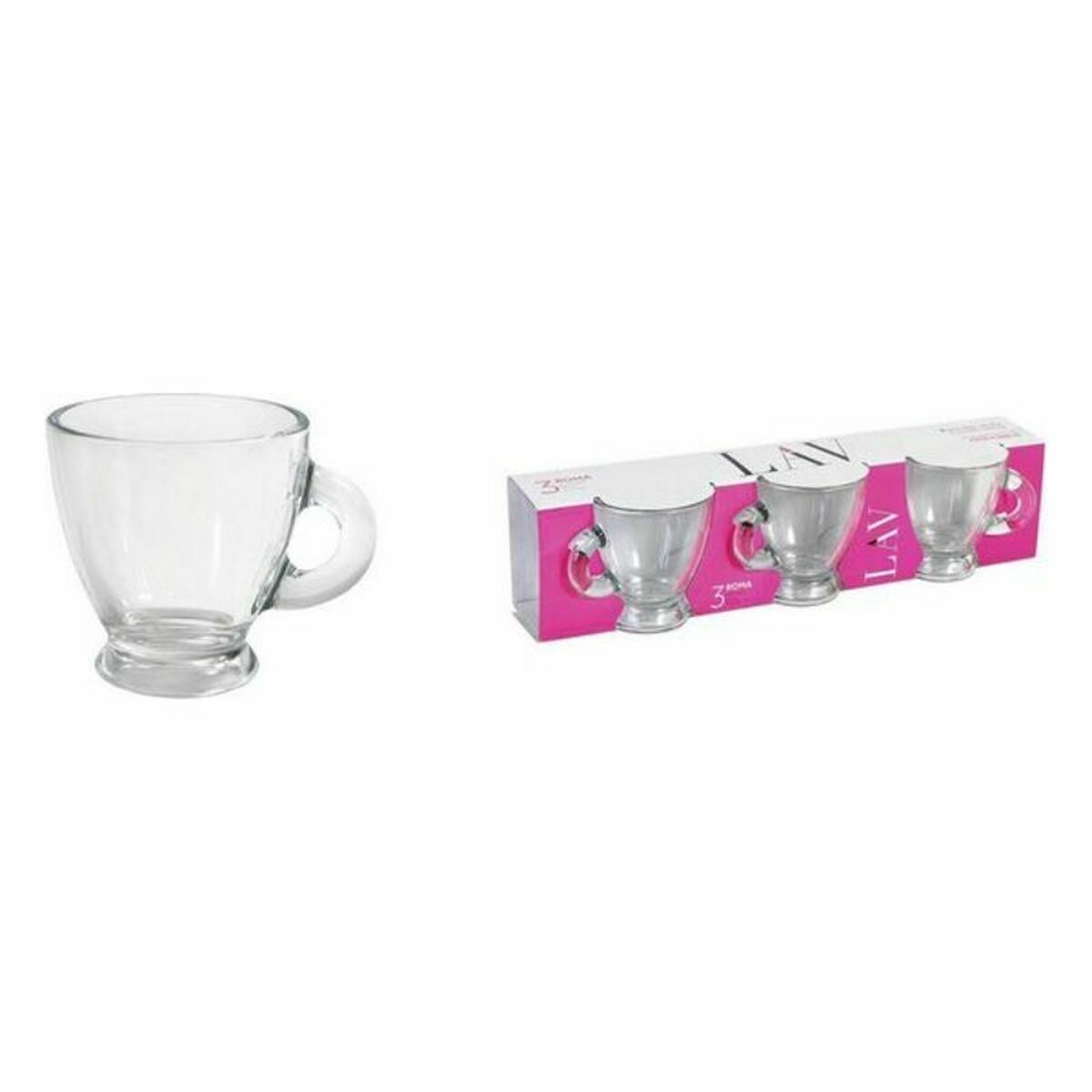Koffieset LAV Roma 3 Onderdelen (24 Stuks) (95 ml)