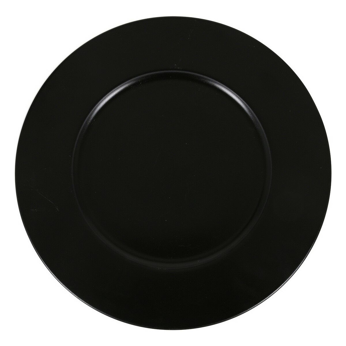 Плитка чиния Neat Порцелан Черен (Ø 32 cm)