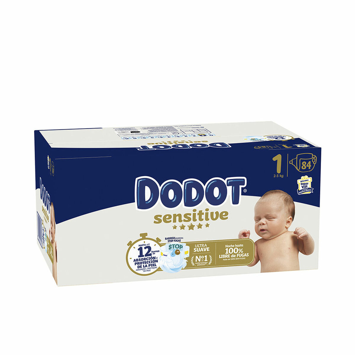 Πανάκια μιας χρήσης Dodot Sensitive 1 84 Μονάδες