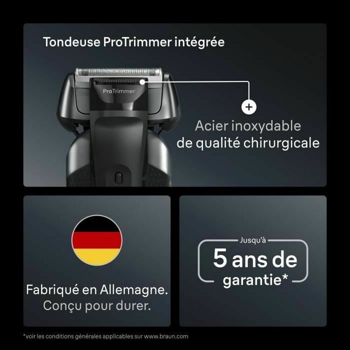 Alternativní obrázok produktu Electric shaver Braun Series 8 8617S