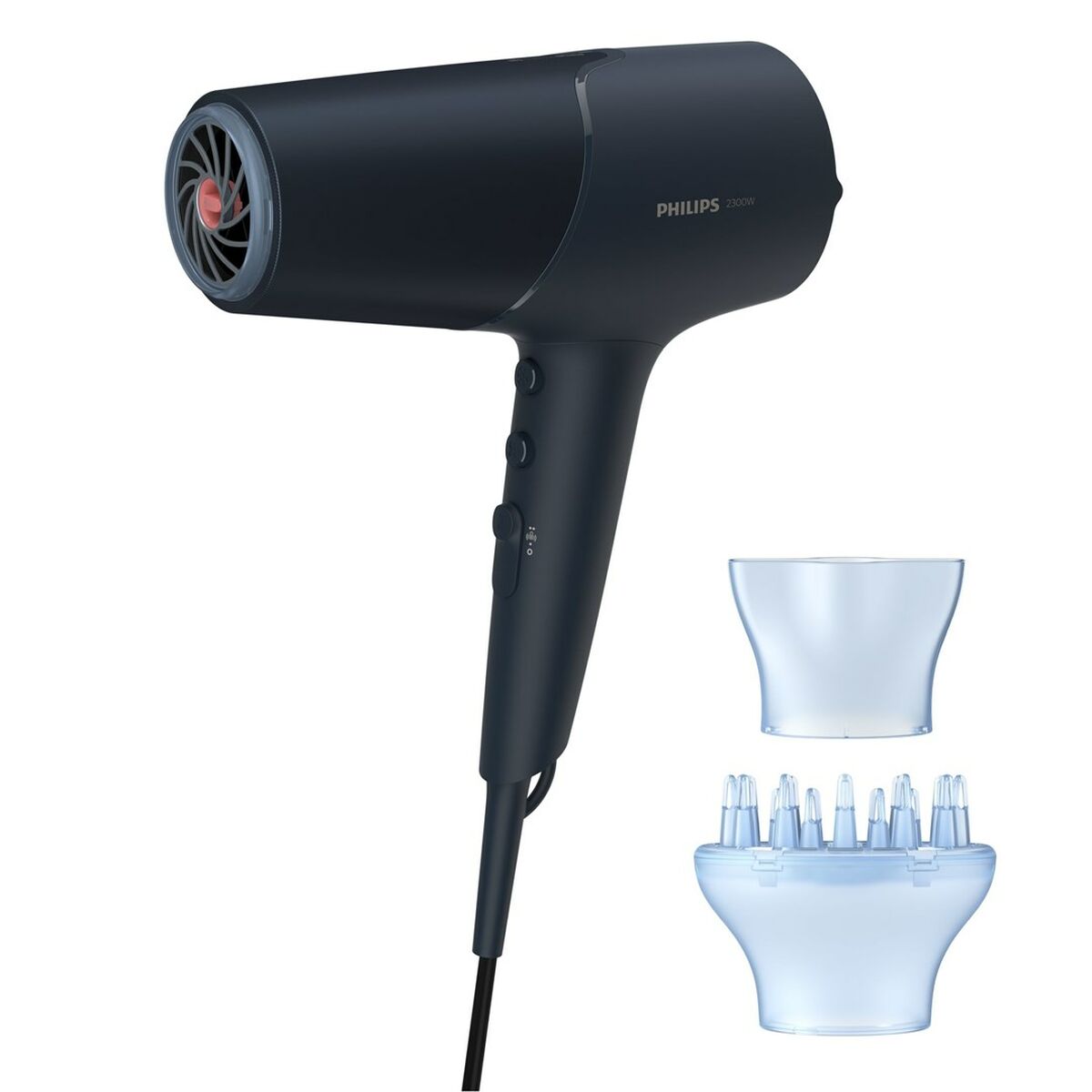 Image secondaire de Sèche-cheveux Philips BHD512/00 2300 W Noir Blue marine