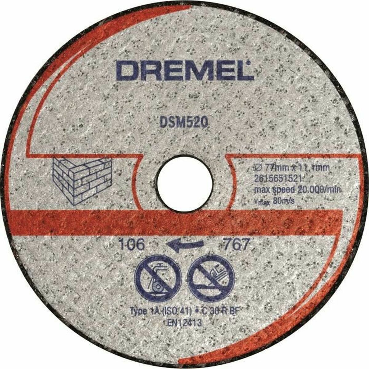 Disque de coupe Dremel DSM520 20 mm
