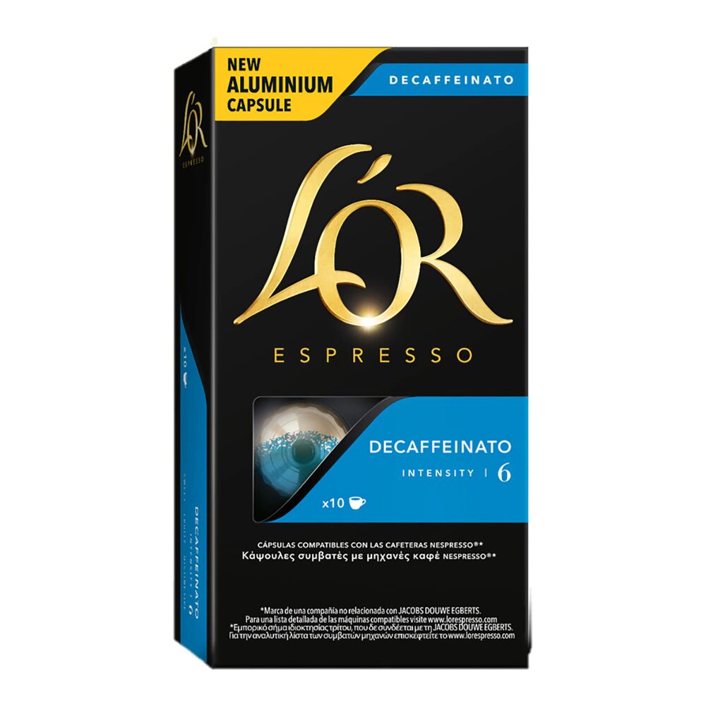 Capsules de café L'Or Descaffeinato 6 (10 uds)
