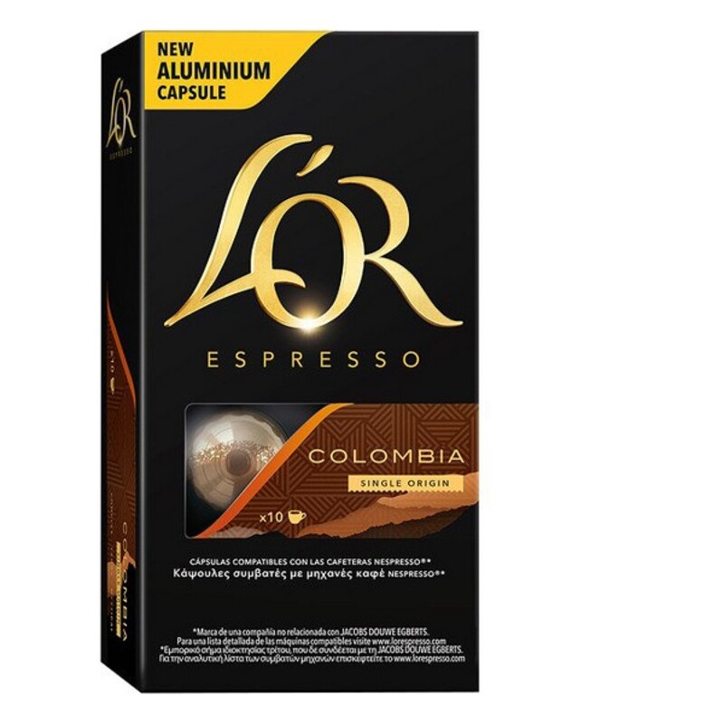 Kaffekapsler L'Or Colombia (10 uds)