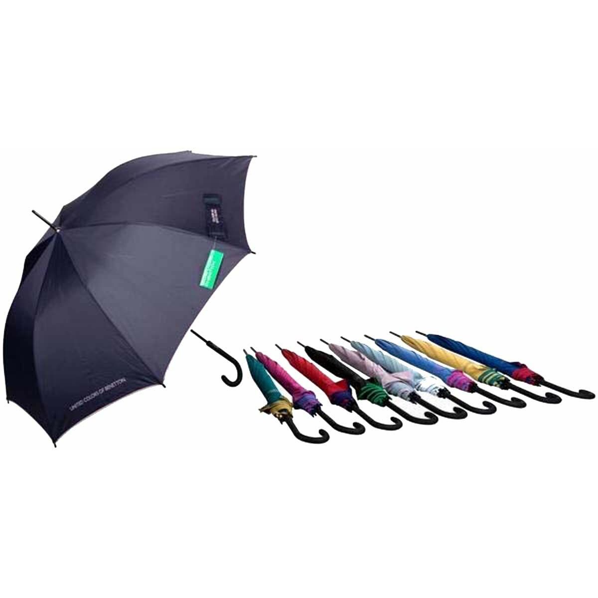 Parapluie Benetton Long Multicouleur 86 cm Ø 100 cm