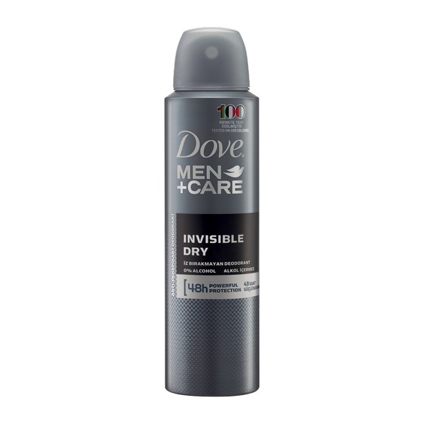 Spray déodorant Men Invisible Dry Dove (250 ml)   