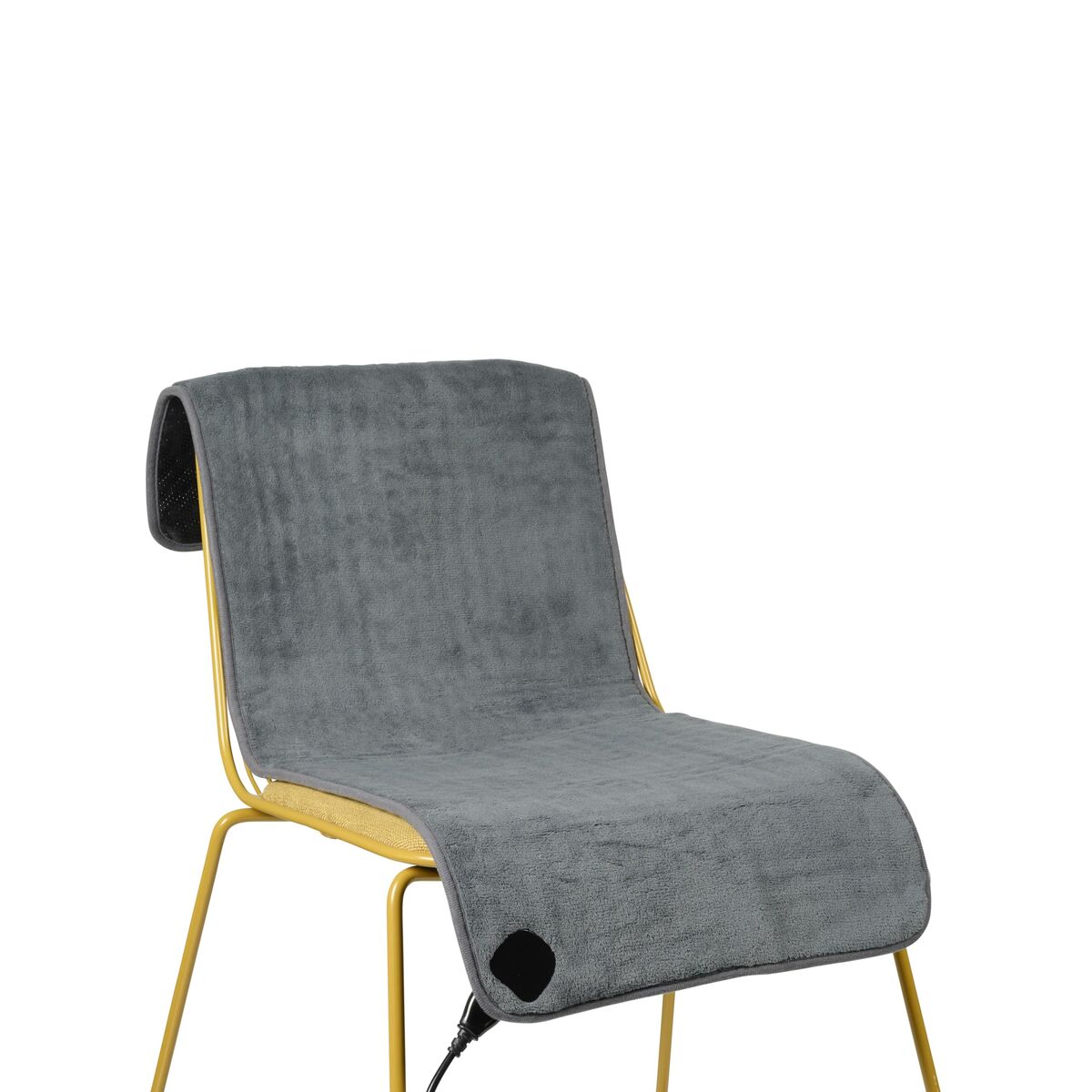 Verwarmd stoelkussen | Warmtedeken voor op je stoel | Grijs - Afbeelding 10