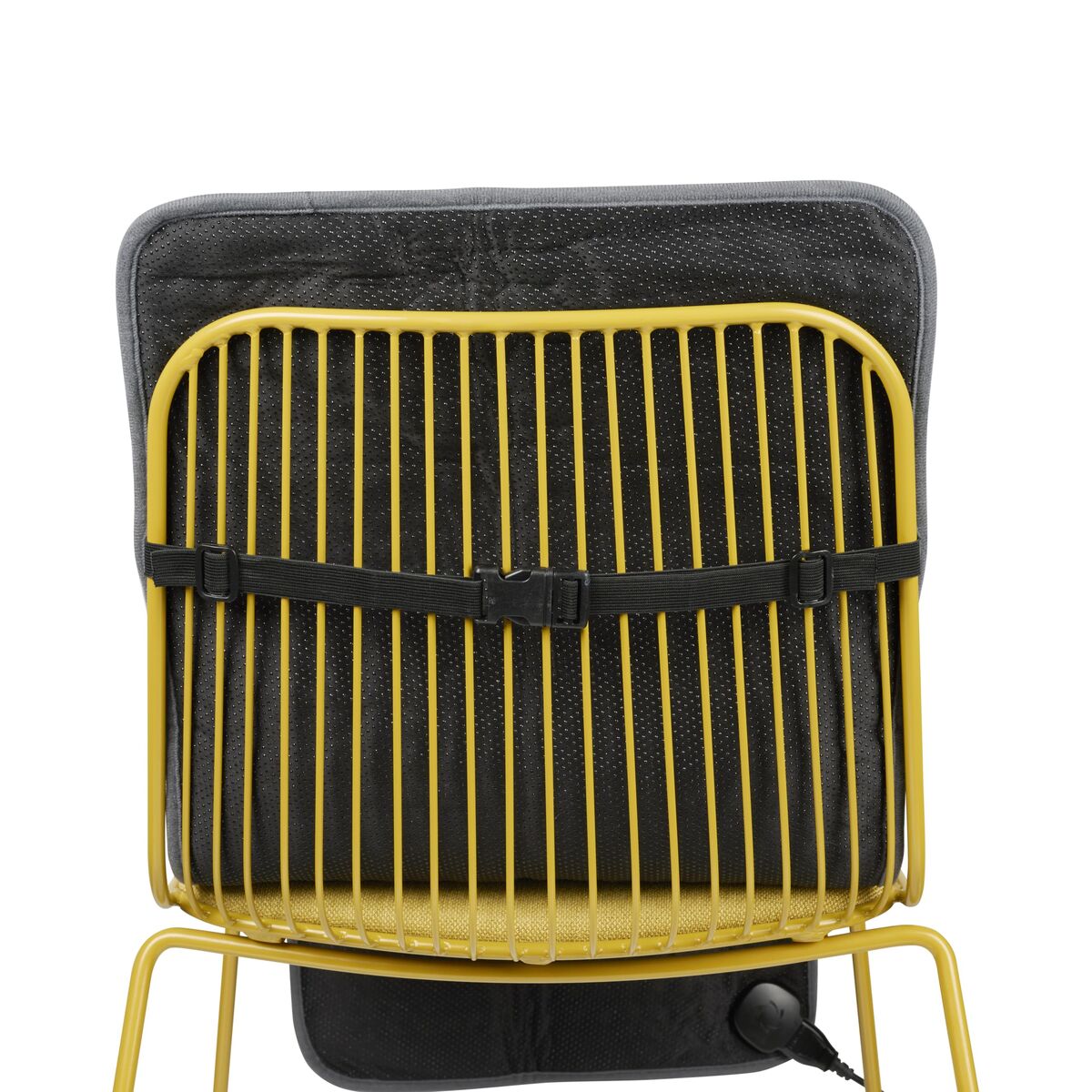 Verwarmd stoelkussen | Warmtedeken voor op je stoel | Grijs - Afbeelding 4