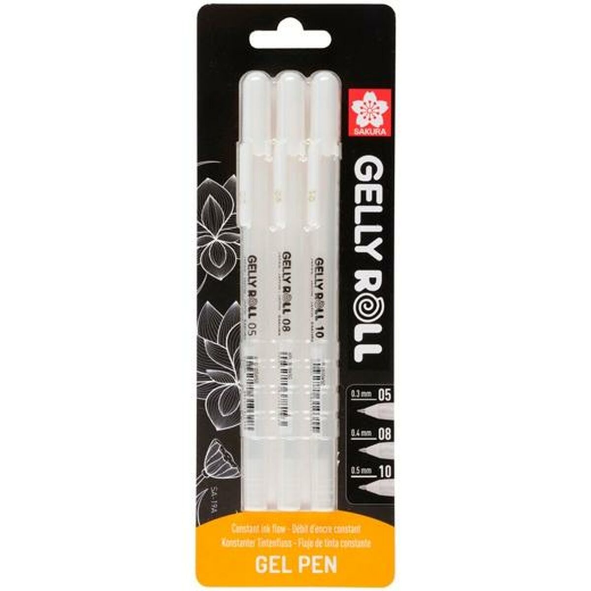 Image secondaire de Ensemble de Stylos Talens GELLY ROLL Blanc (6 Unités)