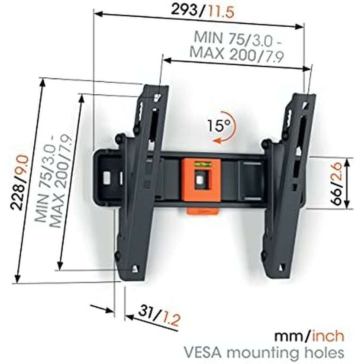 Afbeeldingen van TV Mount Vogel's TVM1215
