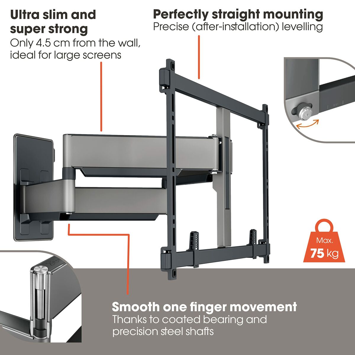 Picture of TV Mount Vogel's TVM5855 NEGRO 55" 100"