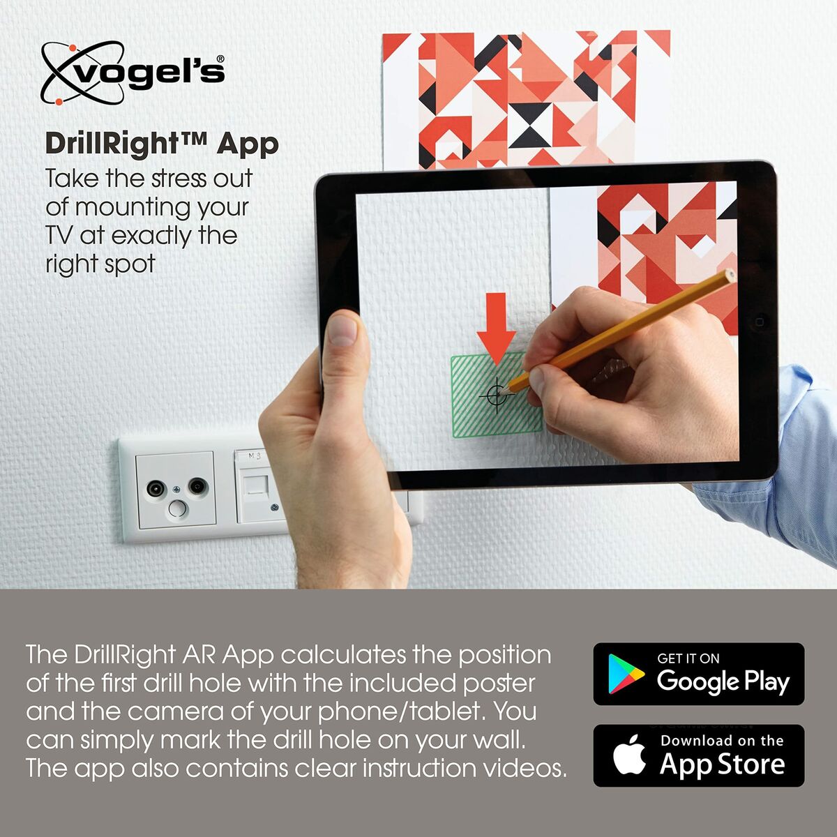 Picture of TV Mount Vogel's TVM5855 NEGRO 55" 100"