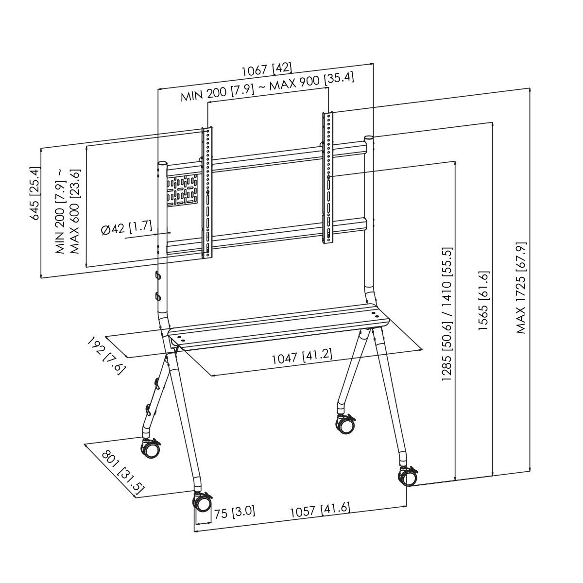 Picture of Screen Table Support Vogel's 7410110 50" 86"