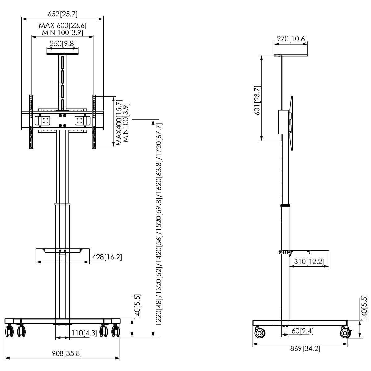 Picture of Screen Table Support Vogel's 7410310 32" 65"