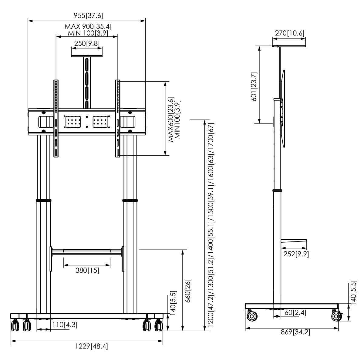 Picture of Screen Table Support Vogel's 7410410 110"