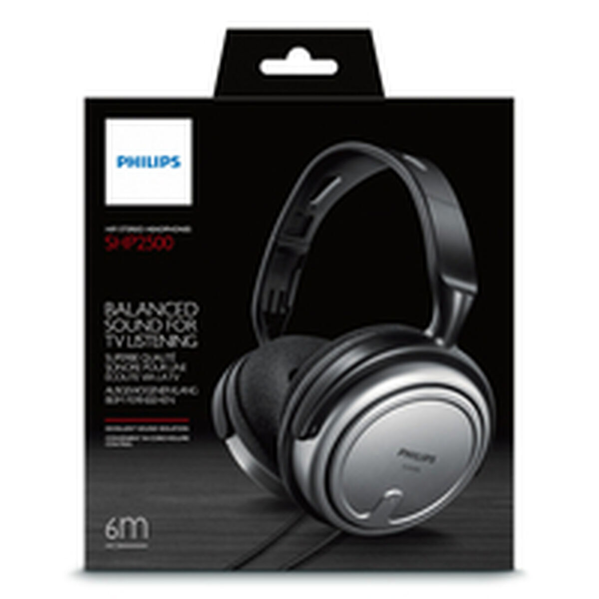 Headphones with Microphone Philips SHP2500/37 Black Grey With cable