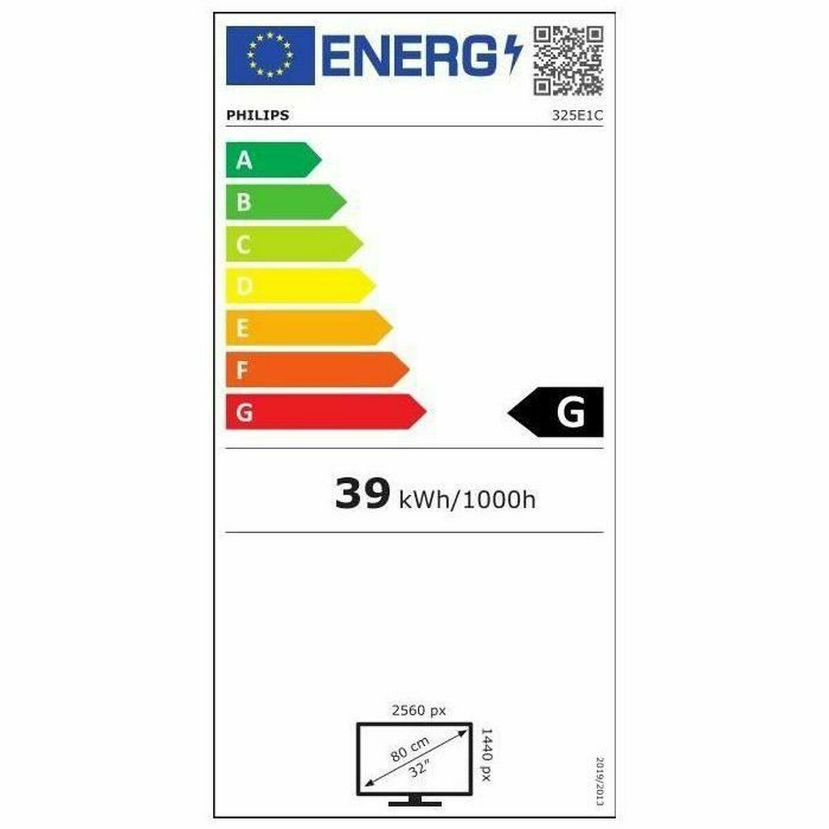 Image de Gaming Monitor Philips 325E1C/00 31,5" LCD Quad HD