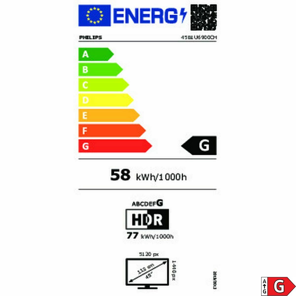 Picture of Monitor Philips 45B1U6900CH/00 44,5" LCD UltraWide Dual Quad HD