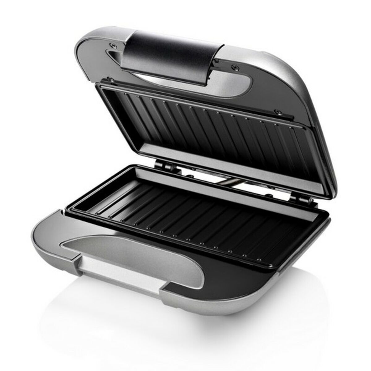 Sandwichtoaster Princess 01.127003.01.001 Schwarz Silberfarben 750 W - Thumbnail 2