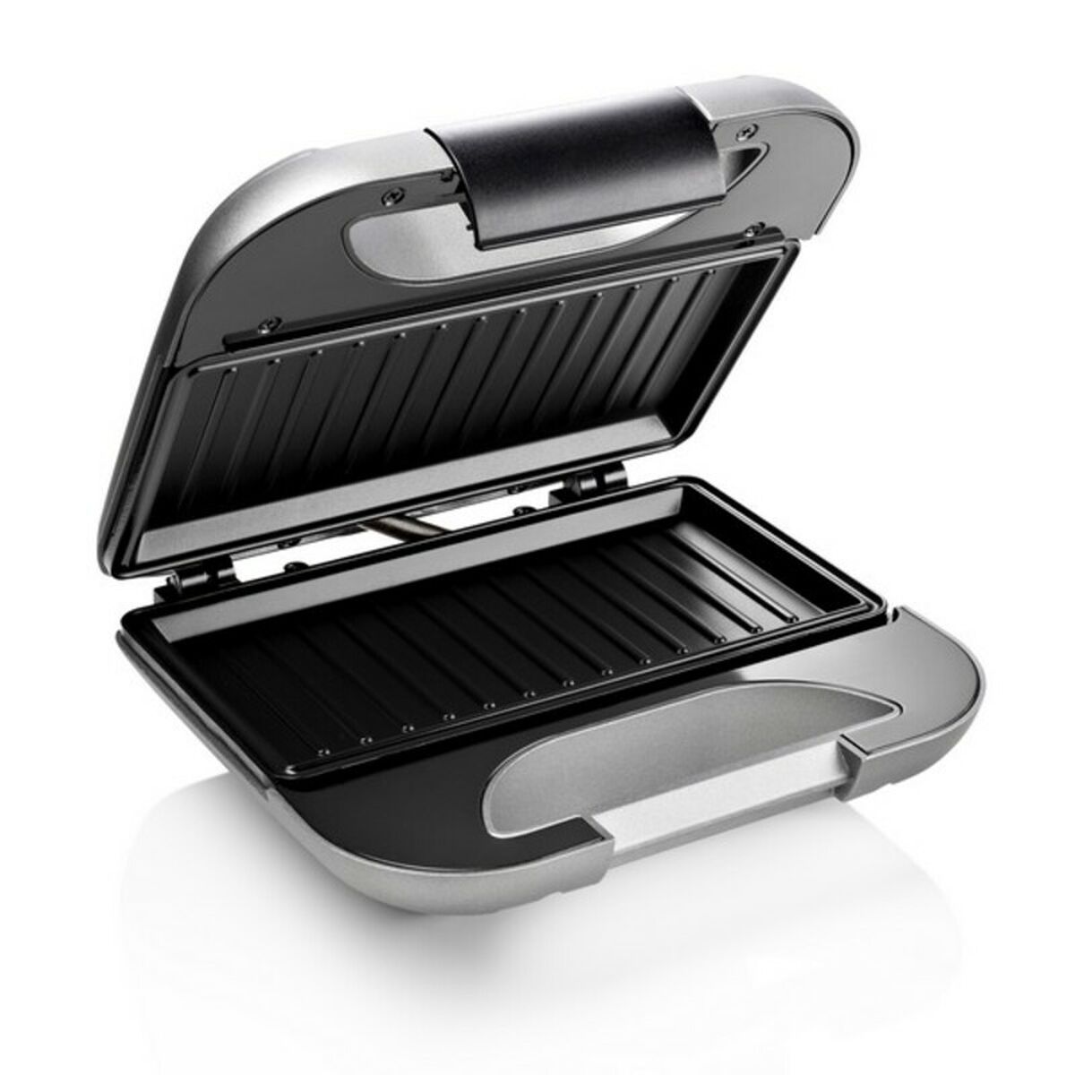 Sandwichtoaster Princess 01.127003.01.001 Schwarz Silberfarben 750 W - Thumbnail 7