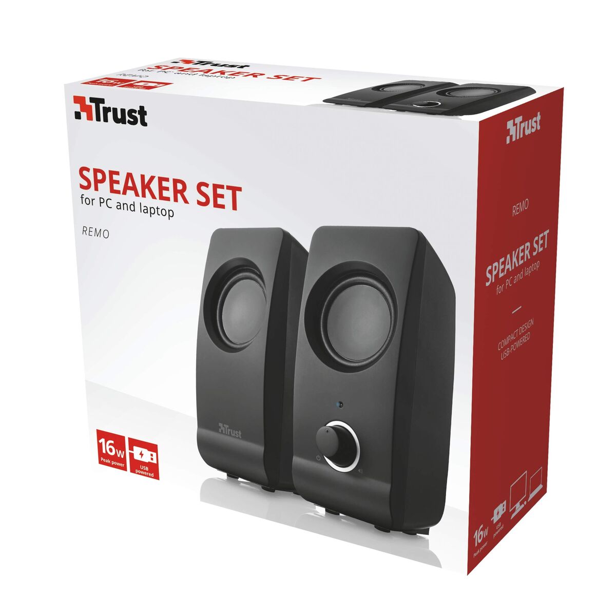 Bild von PC Speakers Trust Remo 2.0 Black