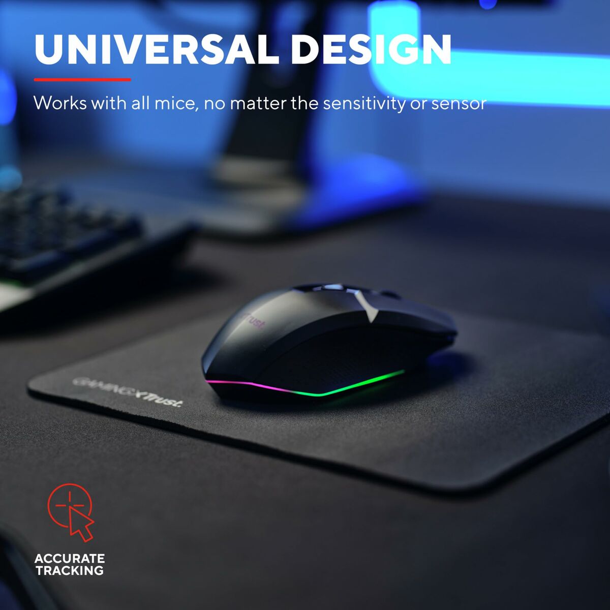 Afbeeldingen van Gaming Mouse Mat Trust 21567 GXT754 Black