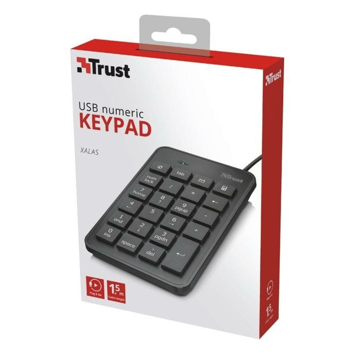 Picture of Numeric keyboard Trust 22221 Black