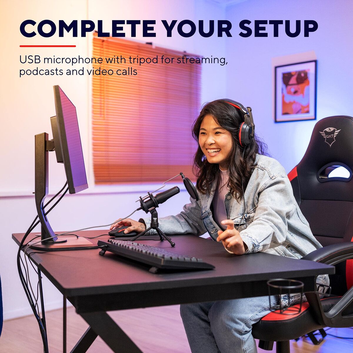 Picture of Microphone Trust GXT 232 Mantis Black