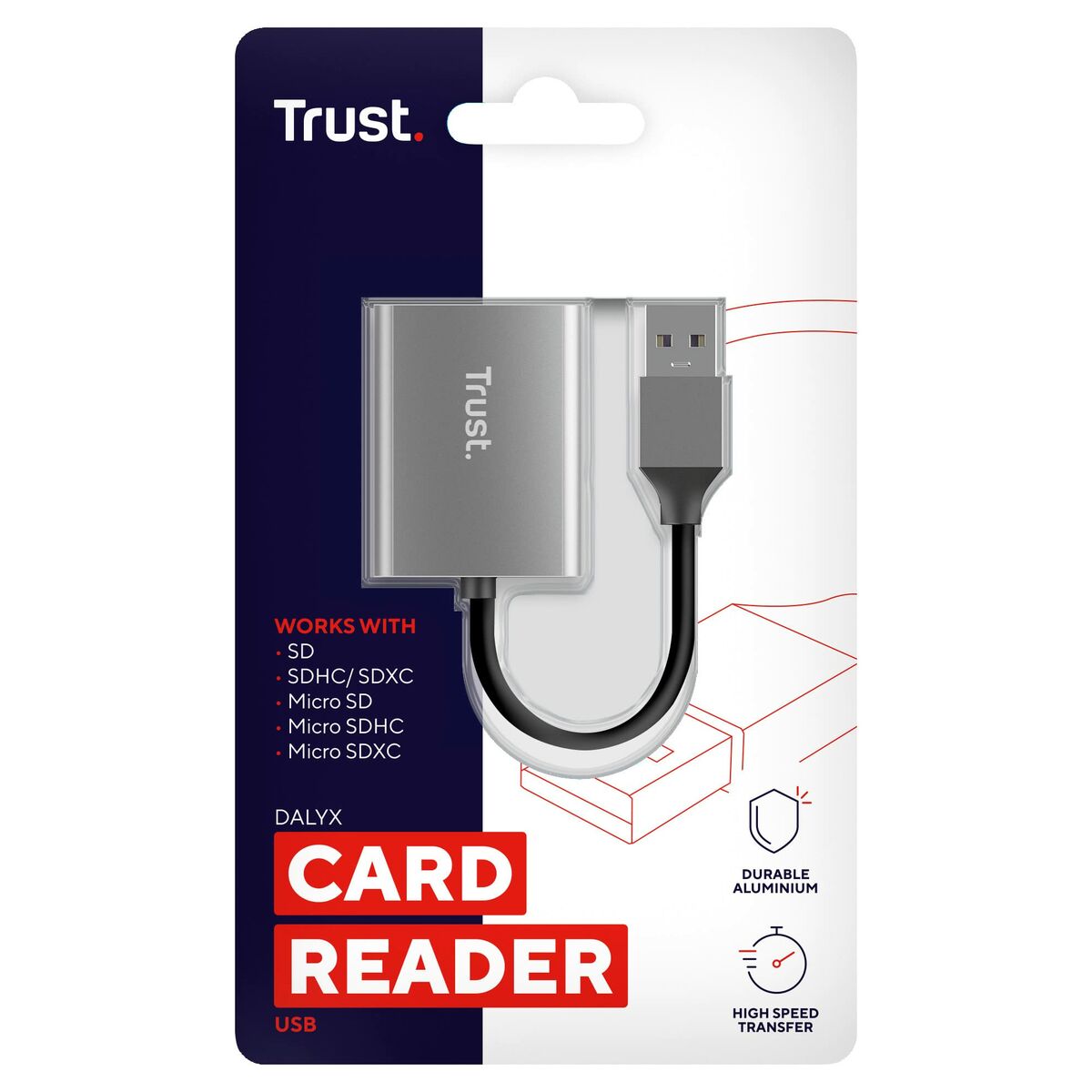 Afbeeldingen van Card Reader Trust 24135 (1 Unit)