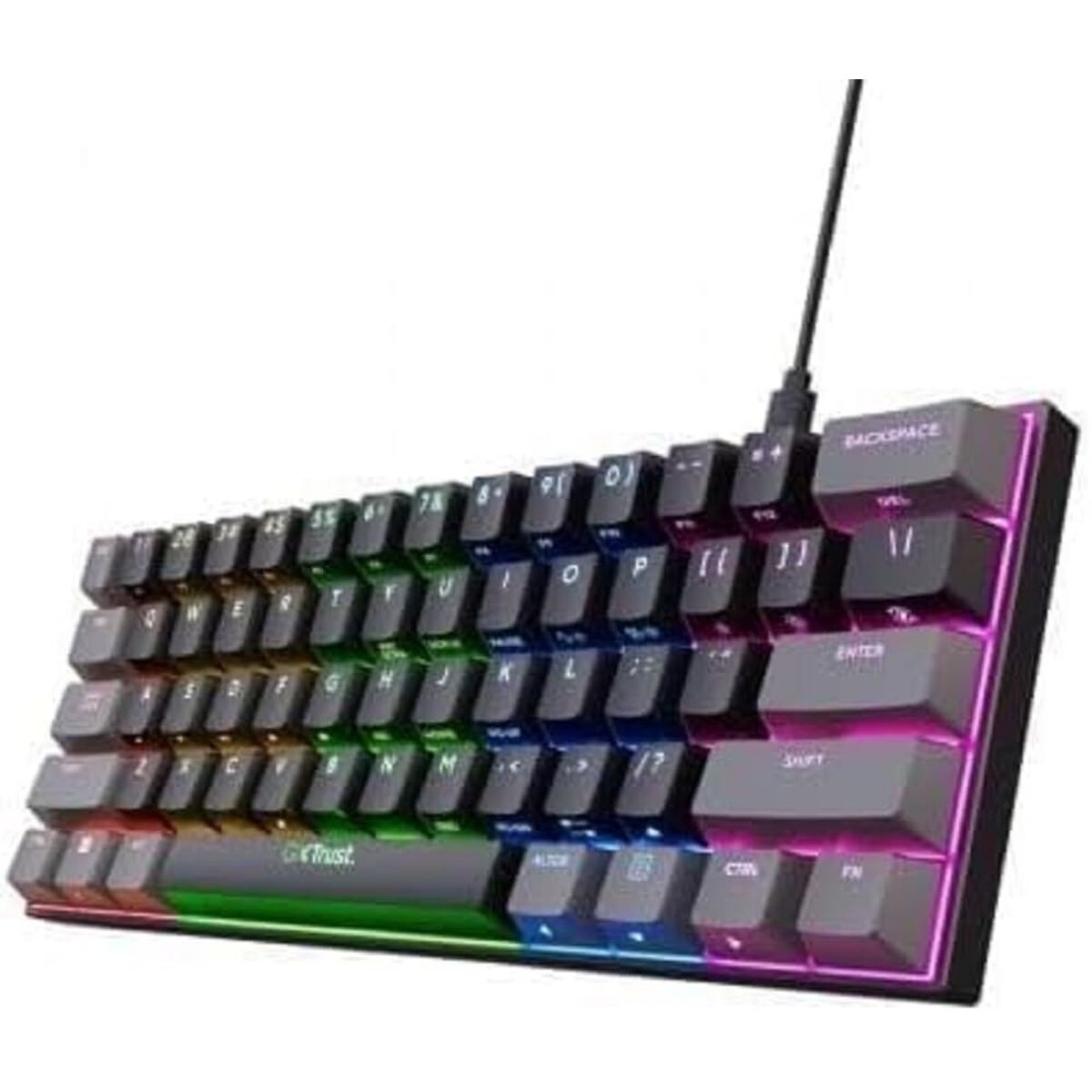 Bild von Mechanical keyboard Trust GXT 867 Acira Black